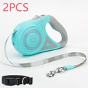 Dog Leash Retractable Leash And Dog Collar Spotlight Automatic Pet Dog Cat Traction Rope For Small M